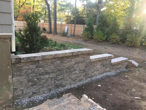 Retaining Wall Installation